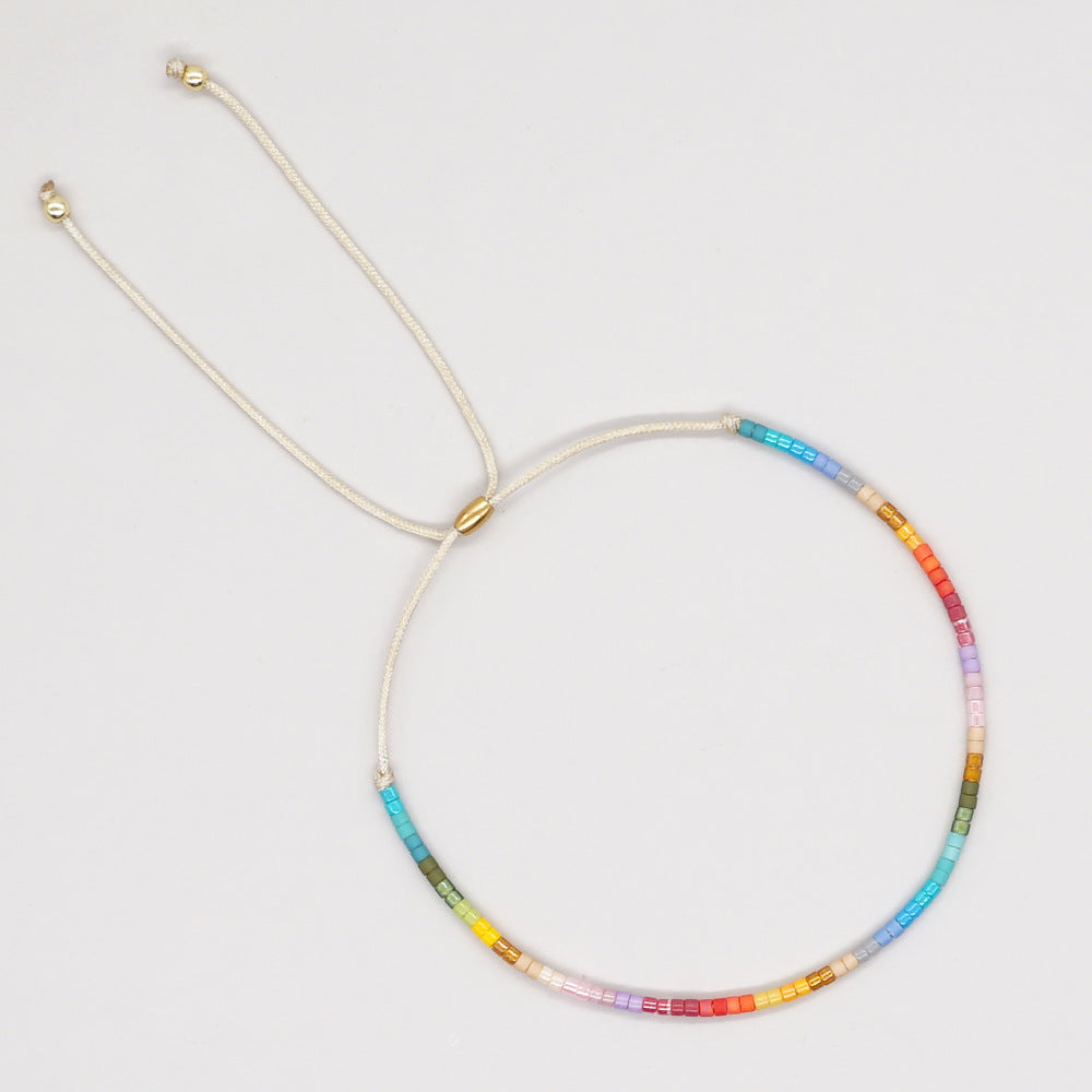 Wholesale Colorful Beads Glass Bracelet